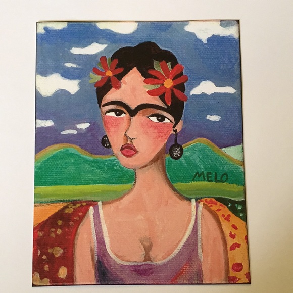 PRINT Frida Kahlo portrait - Picture 1 of 2